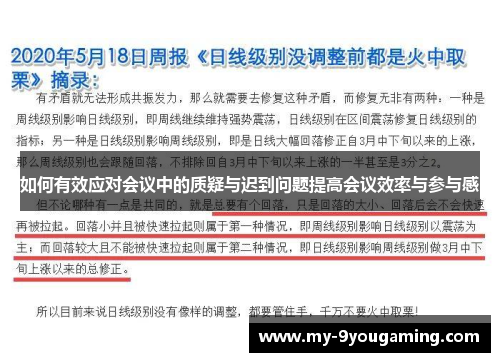 如何有效应对会议中的质疑与迟到问题提高会议效率与参与感