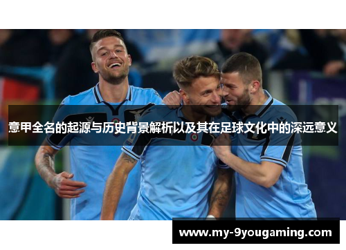 意甲全名的起源与历史背景解析以及其在足球文化中的深远意义