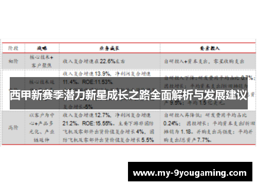 西甲新赛季潜力新星成长之路全面解析与发展建议